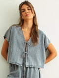 modern denim shirt