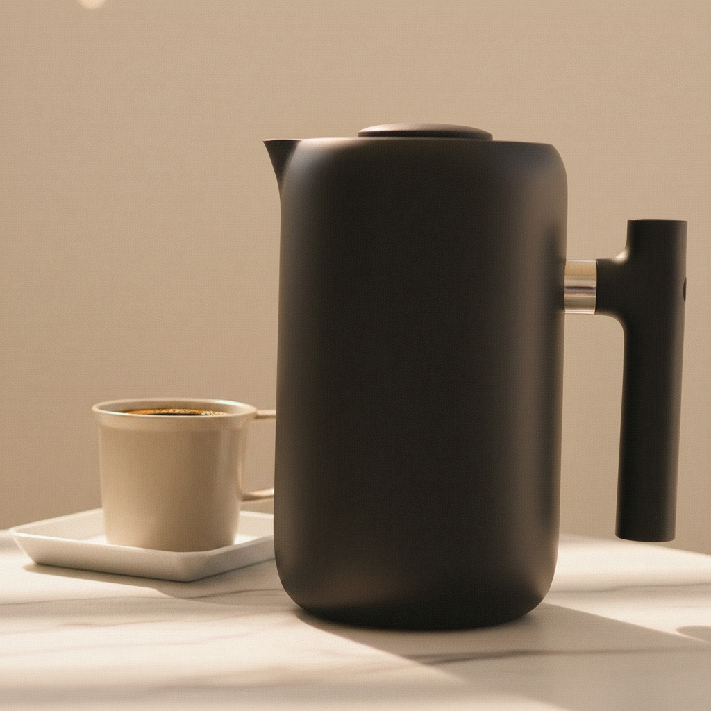 Clara French Press Matte Black
