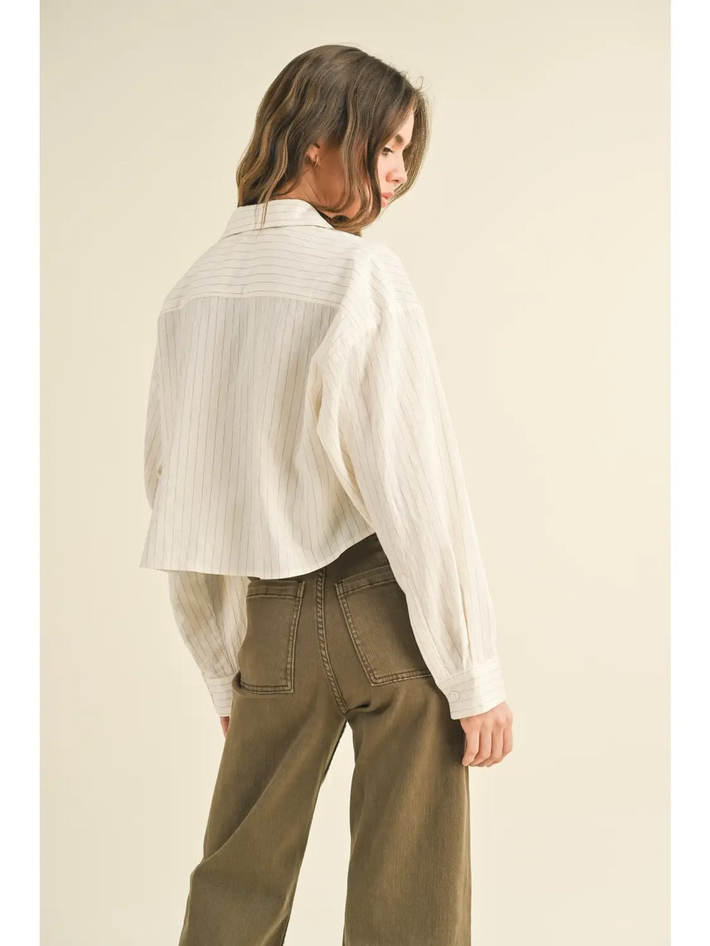 pin stripe shirt