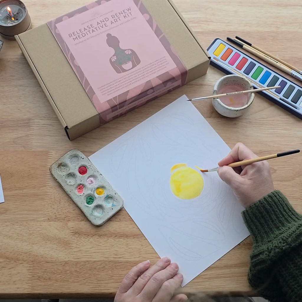 release and renew meditative art kit