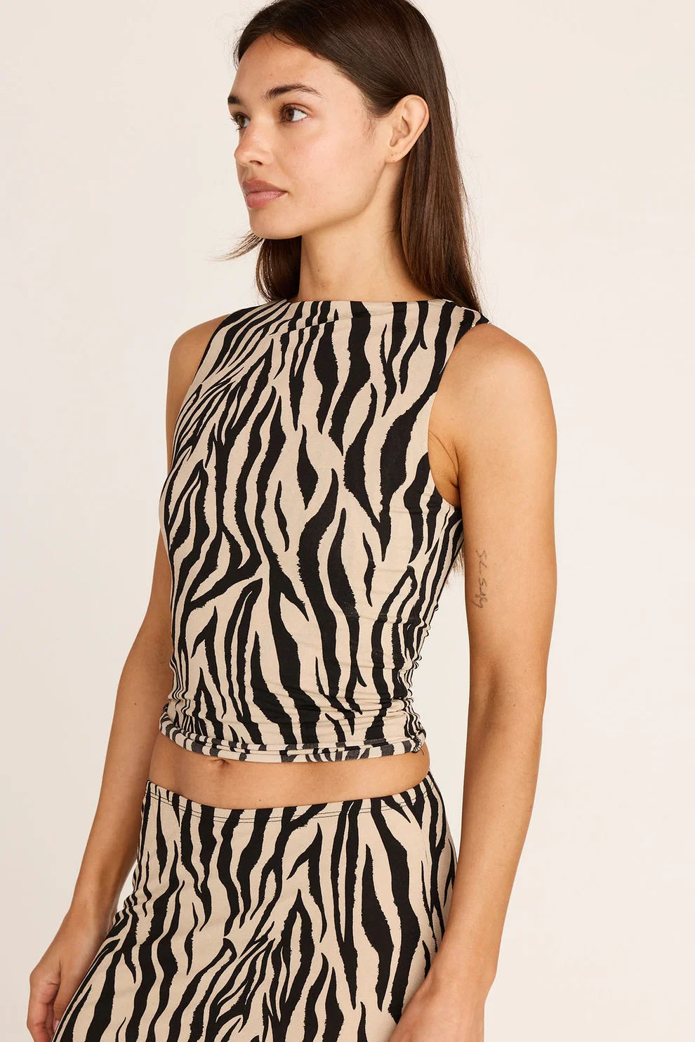 carrie top (zebra)