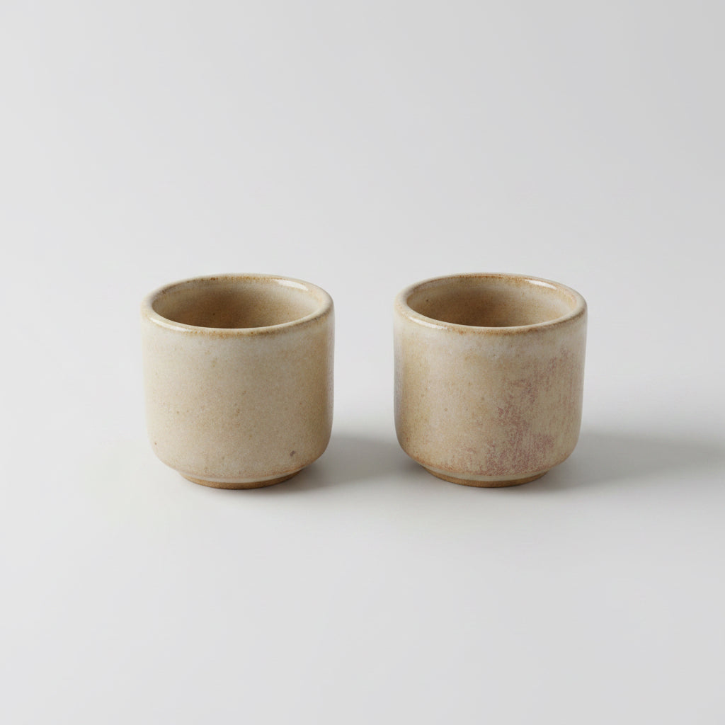 Set of ceramic mezcal cups