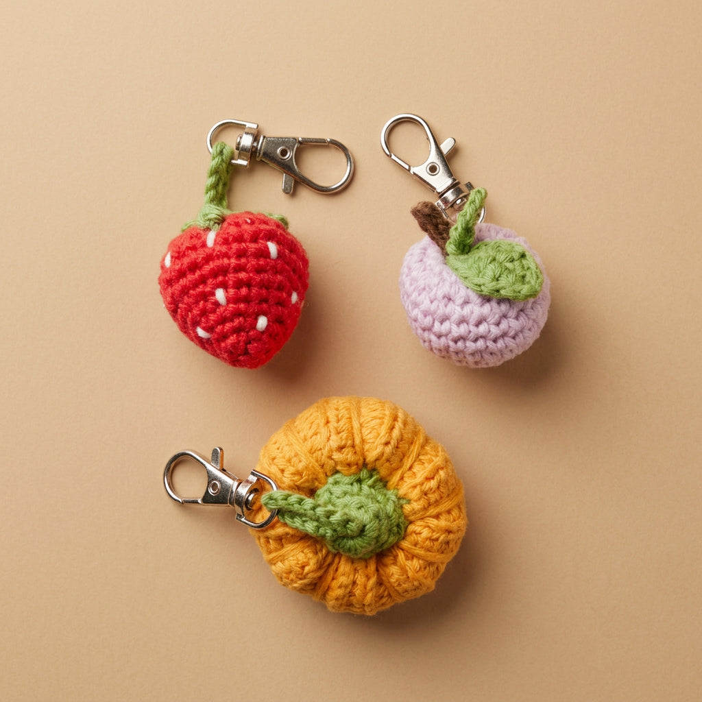 Handmade Fruit Keychain