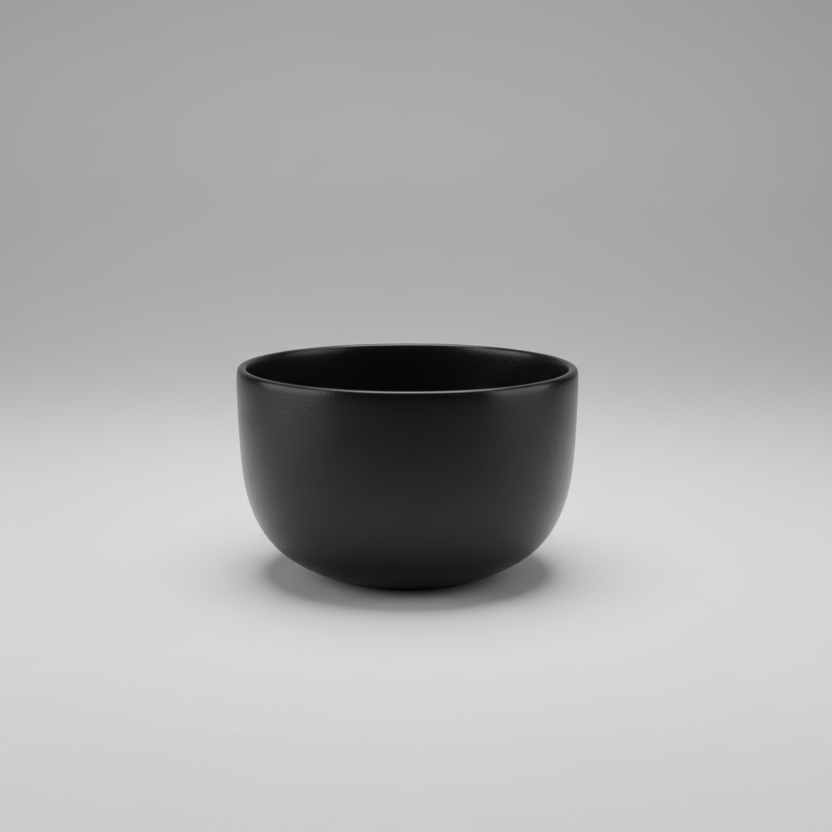 Stoneware Serving Bowl Black