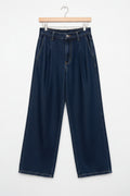 deep blue denim trouser pant