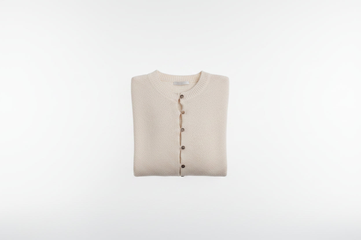 multi button beige short sleeve top