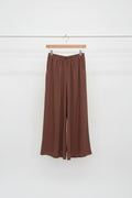 amber brown woven pants
