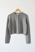 grey knitted cardi