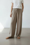 deep beige detail pants