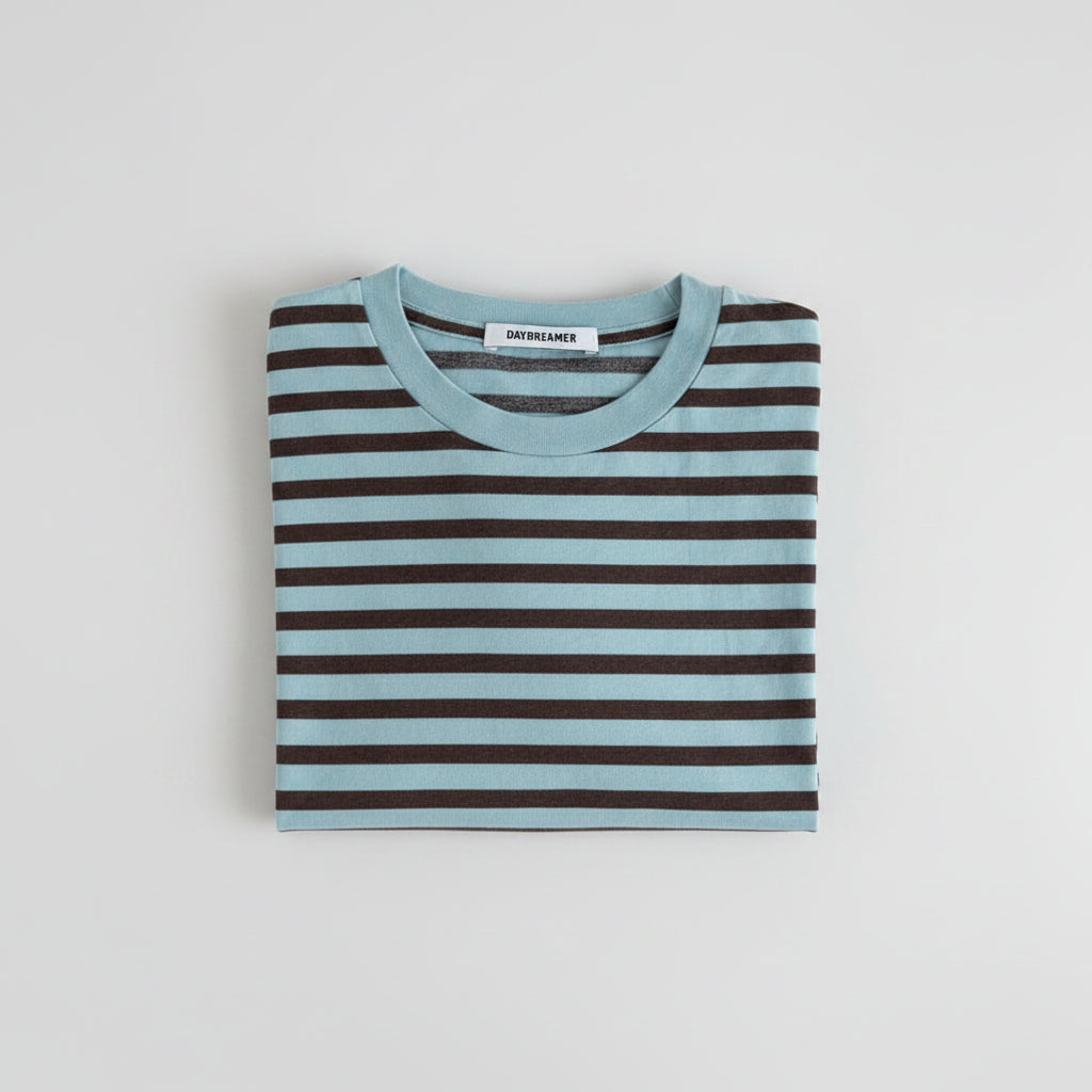 cloud blue stripe tee