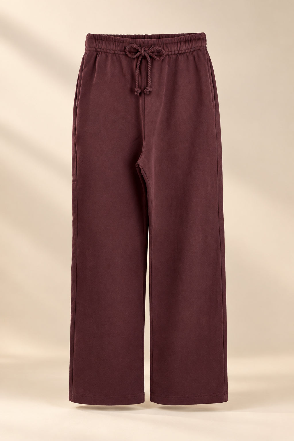 drawstring pants (brown)
