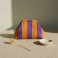 Clutch Bag - Yellow Purple