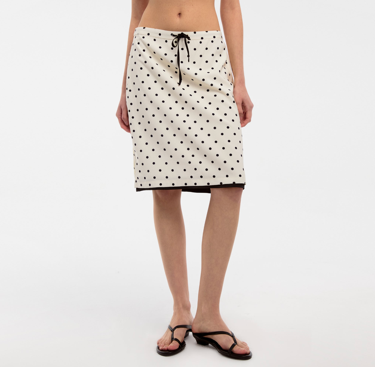 polka dot skirt