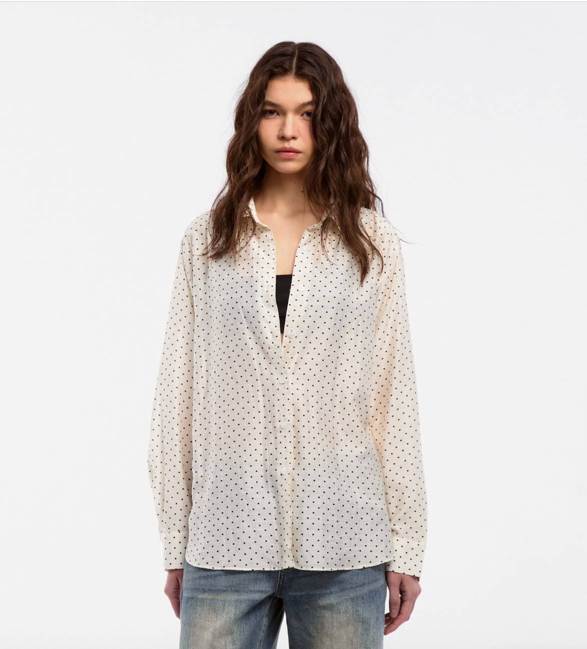 polka dot shirt
