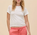 solid burnout vintage tee