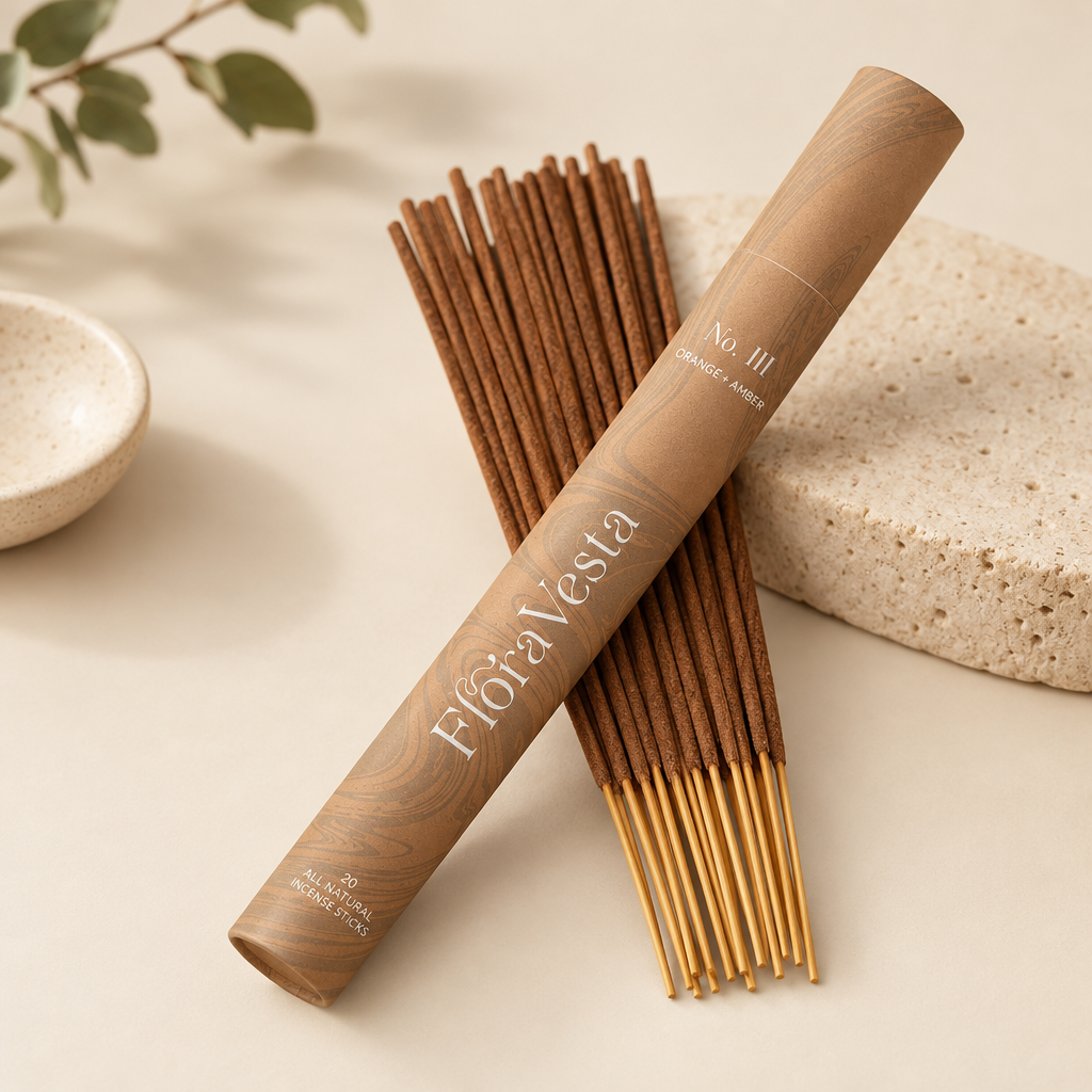 Orange and Amber Botanical Incense