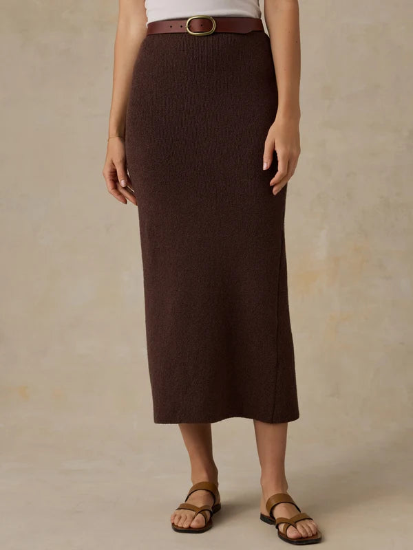 miramar maxi skirt (french roast)