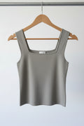 sage mist sleeveless ribbed knit top