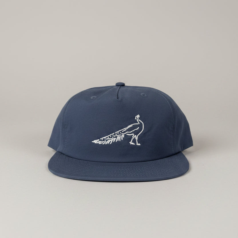 fire peacock golf hat (blue)