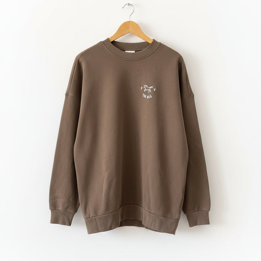 horse on the Hill in vintage brown