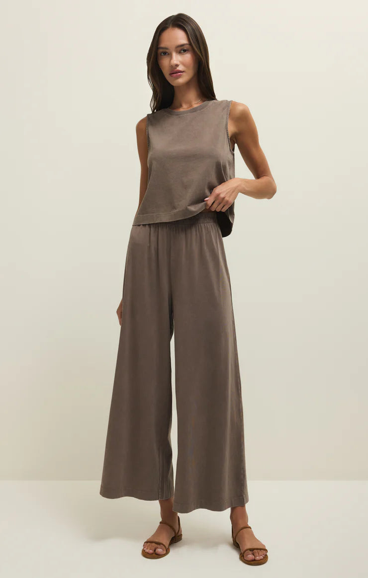scout jersey crop flare pant