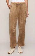 drift suede pant light sand