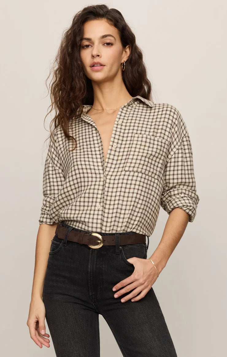 river plaid (brown)