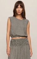 merit ginham top