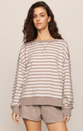 the everyday striped crew heather ash
