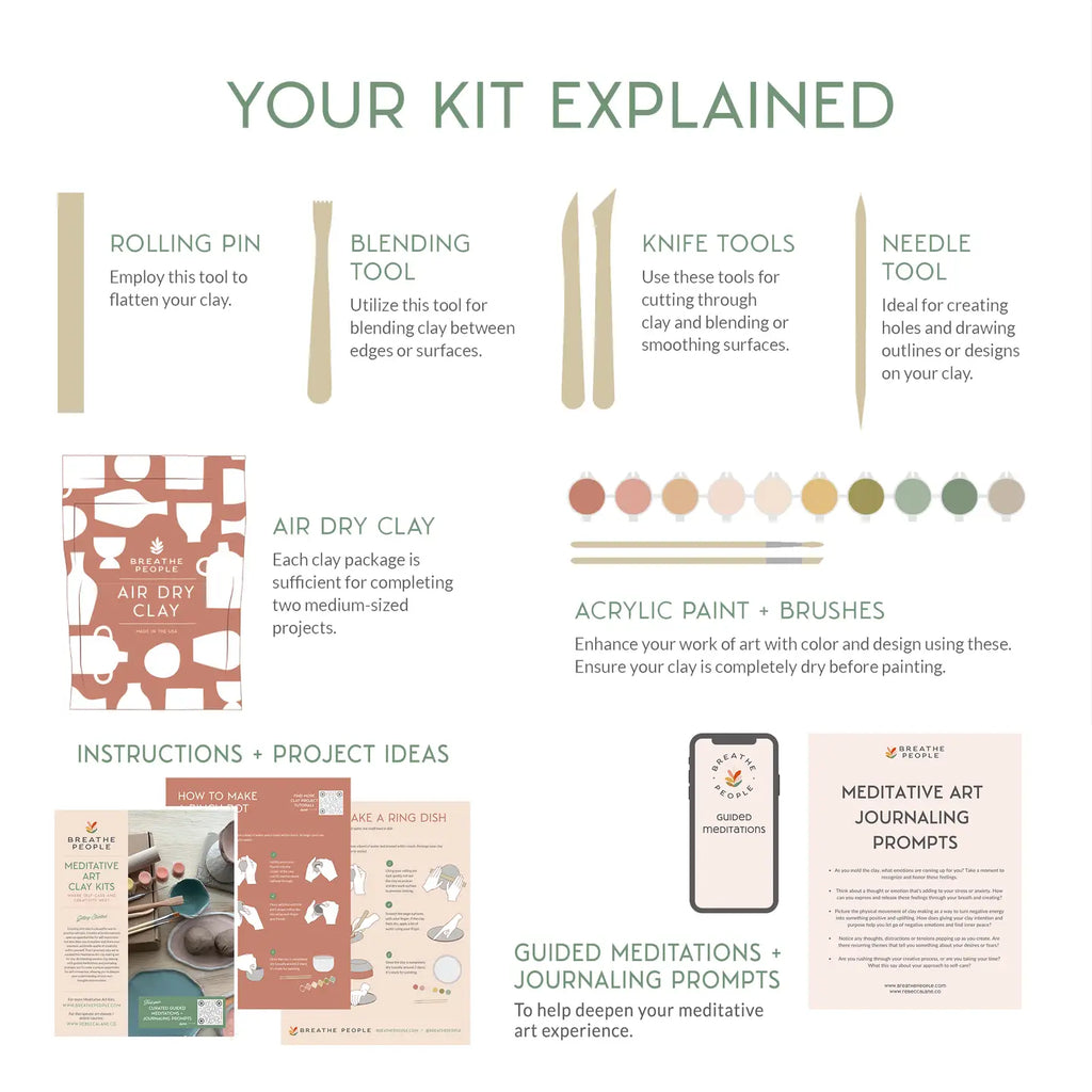 meditative art clay kit