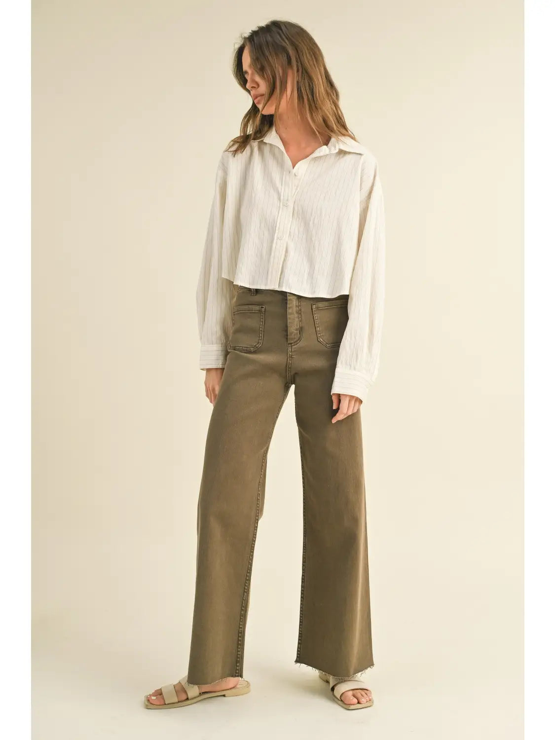 pin stripe shirt